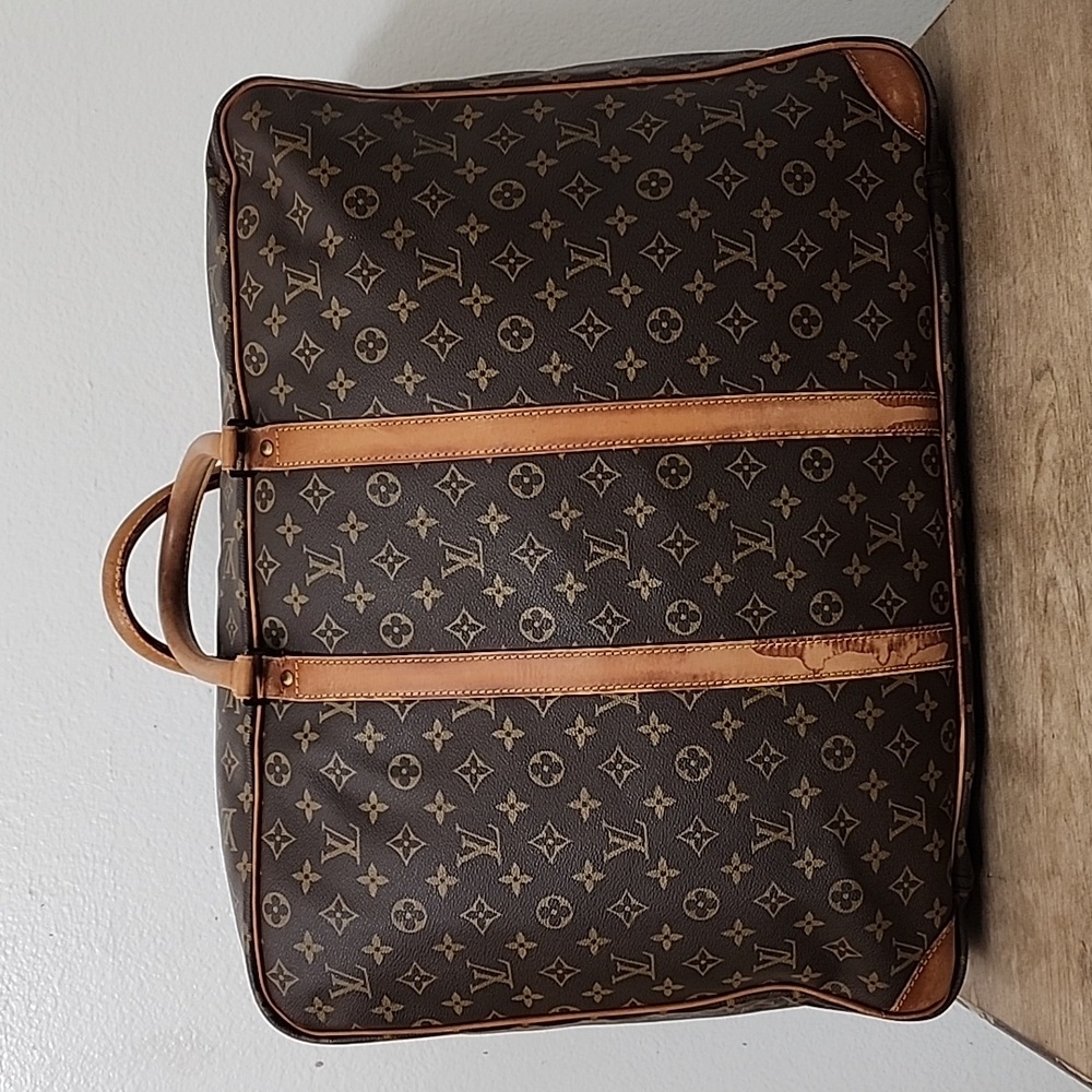 Louis Vuitton Brown Monogram Travel Bag-Authentic Sirius 55 Suitcase!! - Picture 3 of 16